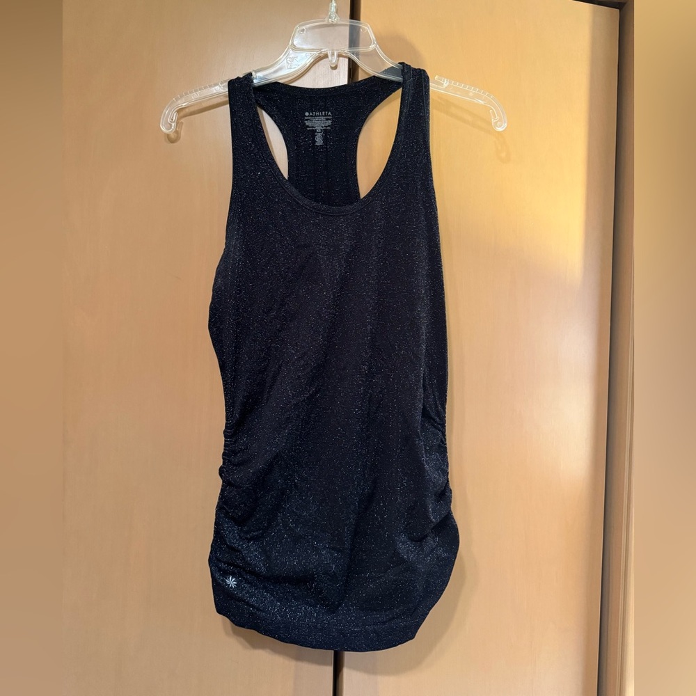 Athleta black workout tank top